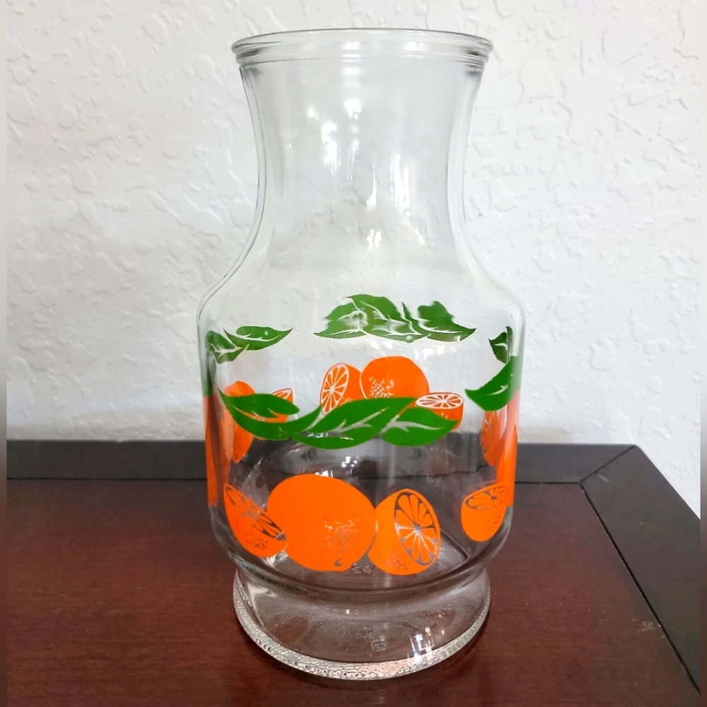 Vintage Orange Juice Pitcher